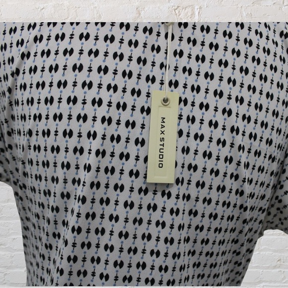 Max Studio Faux Wrap Blouse - Picture 5 of 6